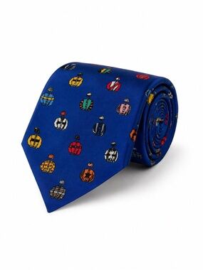 Cheltenham Gold Cup Silk Tie Racecourse Equestrian Jockey Made in UK